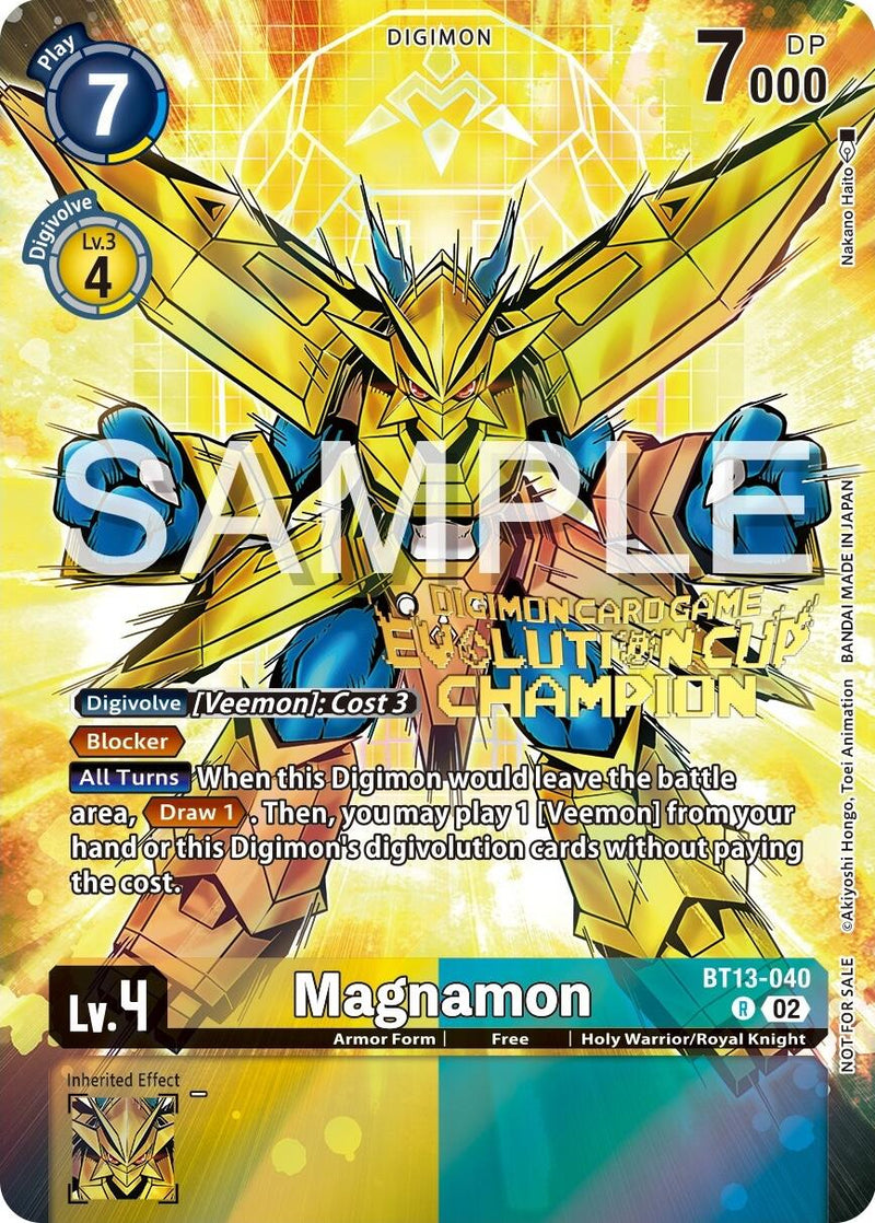 Magnamon [BT13-040] (2024 Evolution Cup Champion) [Versus Royal Knights Booster Promos] - Destination Retro