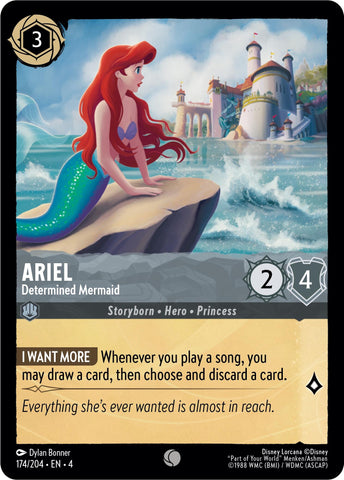 Ariel - Determined Mermaid (174/204) [Ursula's Return] - Destination Retro