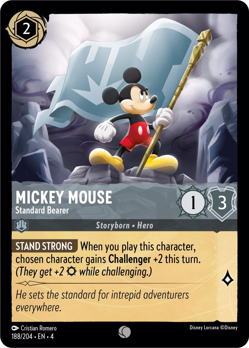 Mickey Mouse - Standard Bearer (188/204) [Ursula's Return] - Destination Retro
