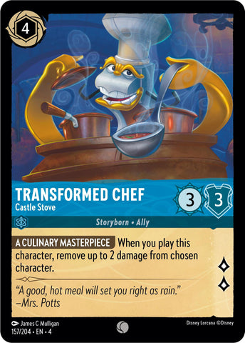 Transformed Chef - Castle Stove (157/204) [Ursula's Return] - Destination Retro