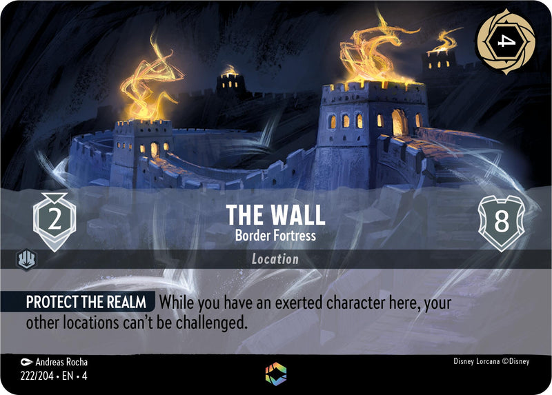 The Wall - Border Fortress (Enchanted) (222/204) [Ursula's Return] - Destination Retro