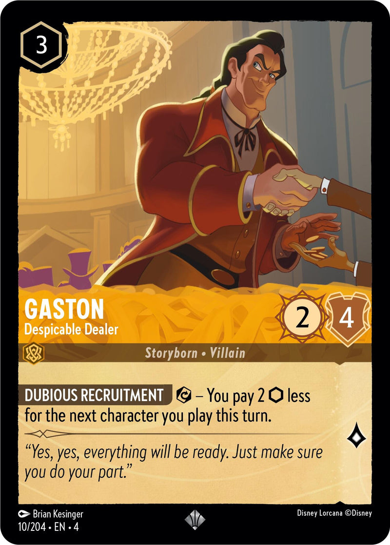 Gaston - Despicable Dealer (10/204) [Ursula's Return] - Destination Retro