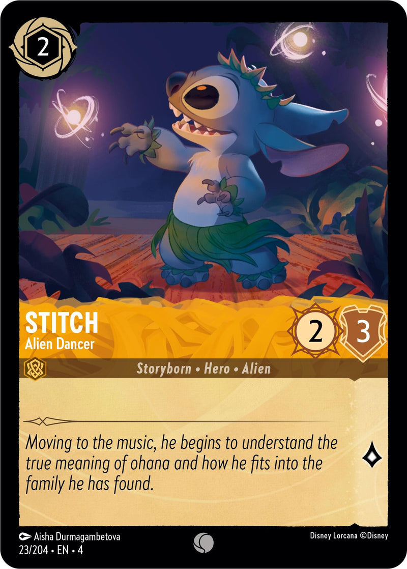 Stitch - Alien Dancer (23/204) [Ursula's Return] - Destination Retro