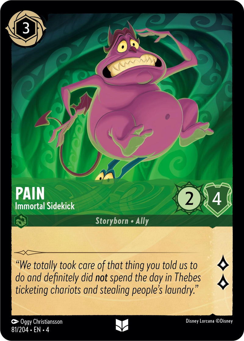 Pain - Immortal Sidekick (81/204) [Ursula's Return] - Destination Retro