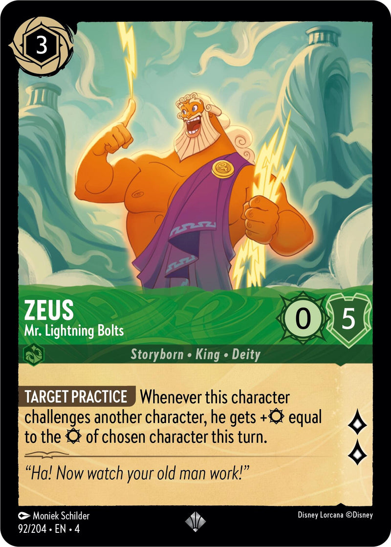 Zeus - Mr. Lightning Bolts (92/204) [Ursula's Return] - Destination Retro