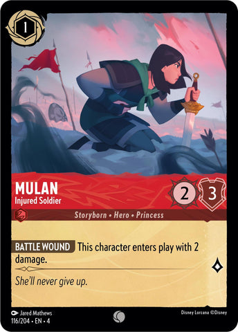 Mulan - Injured Soldier (116/204) [Ursula's Return] - Destination Retro