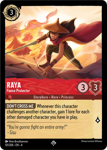 Raya - Fierce Protector (121/204) [Ursula's Return] - Destination Retro