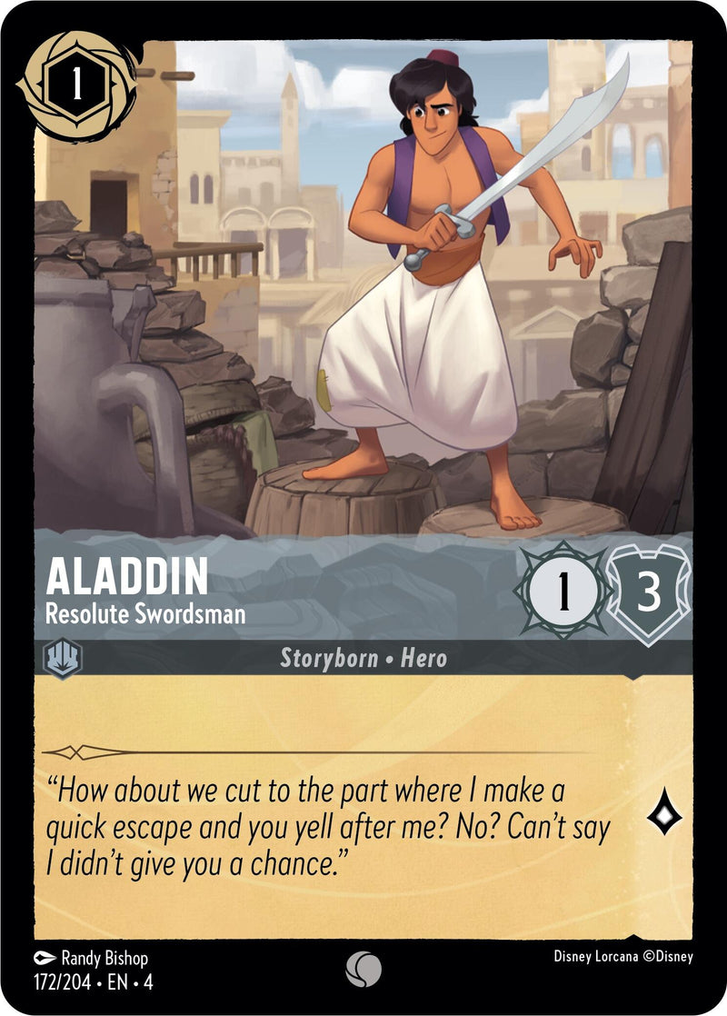 Aladdin - Resolute Swordsman (172/204) [Ursula's Return] - Destination Retro