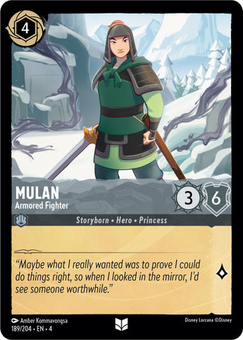 Mulan - Armored Fighter (189/204) [Ursula's Return] - Destination Retro