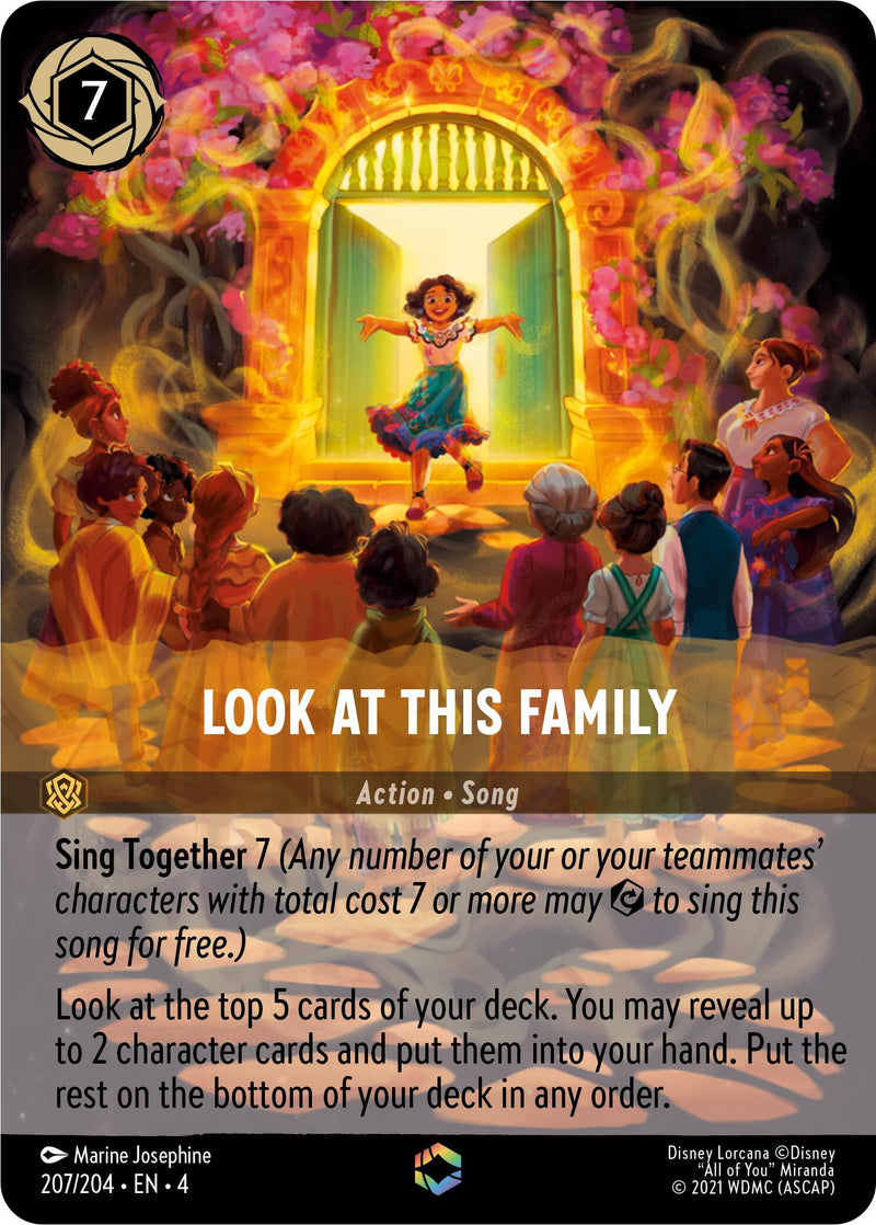Look at This Family (Enchanted) (207/204) [Ursula's Return] - Destination Retro