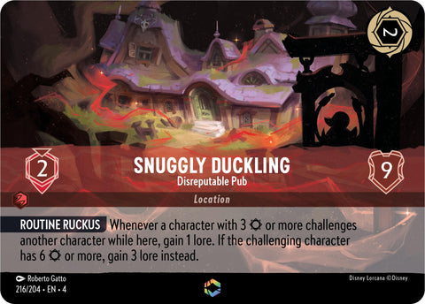 Snuggly Duckling - Disreputable Pub (Enchanted) (216/204) [Ursula's Return] - Destination Retro