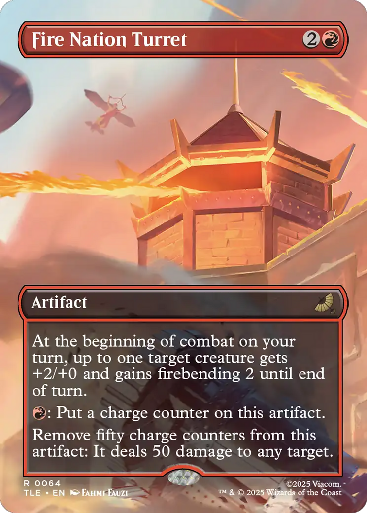 Fire Nation Turret (Borderless) [Avatar: The Last Airbender: Eternal-Legal] - Destination Retro