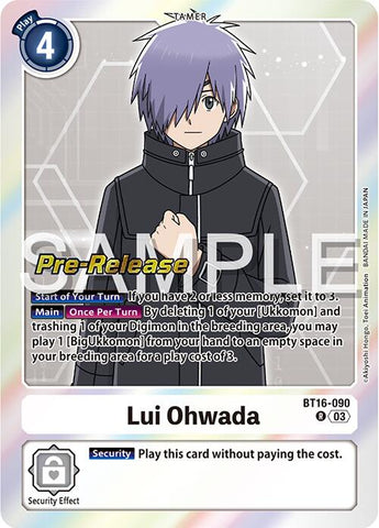 Lui Ohwada [BT16-090] [Beginning Observer Pre-Release Promos] - Destination Retro