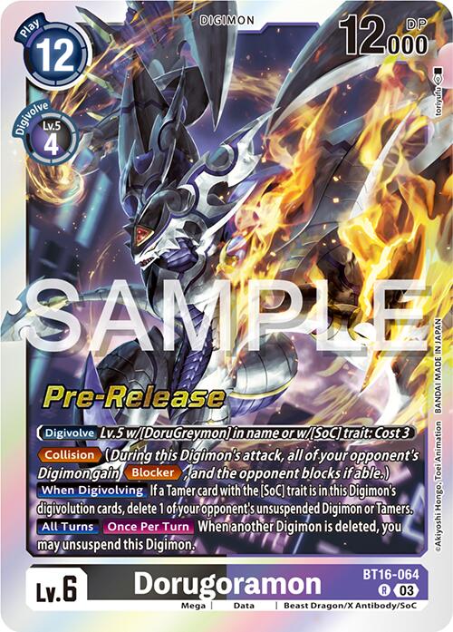 Dorugoramon [BT16-064] [Beginning Observer Pre-Release Promos] - Destination Retro