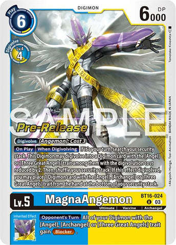 MagnaAngemon [BT16-024] [Beginning Observer Pre-Release Promos] - Destination Retro