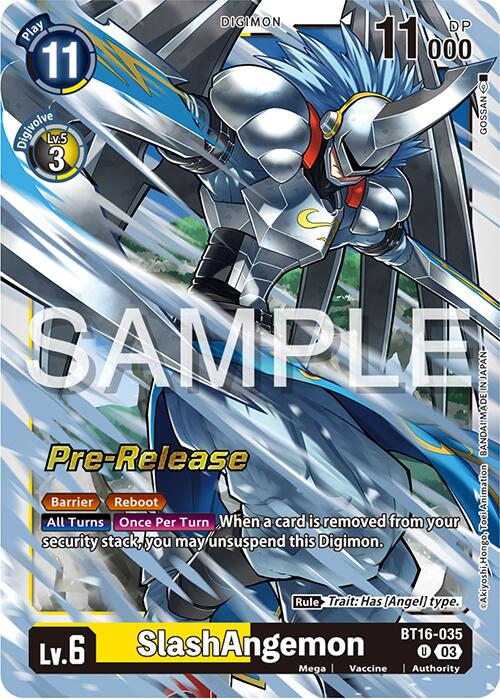SlashAngemon [BT16-035] [Beginning Observer Pre-Release Promos] - Destination Retro