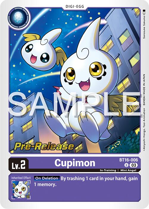 Cupimon [BT16-006] [Beginning Observer Pre-Release Promos] - Destination Retro