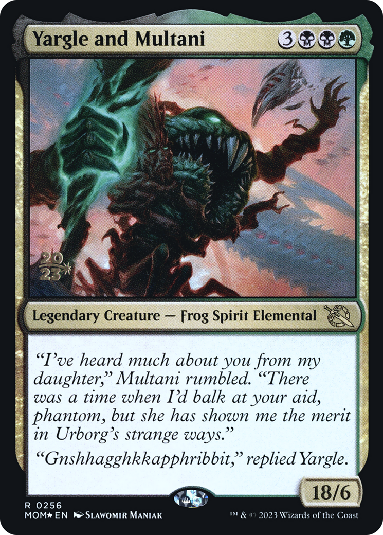 Yargle and Multani [March of the Machine Prerelease Promos] - Destination Retro