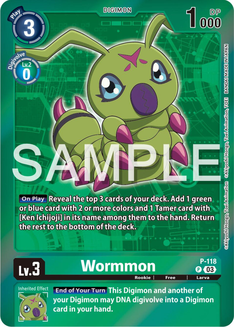 Wormmon [P-118] (Digimon Adventure Box 2024) [Promotional Cards] - Destination Retro
