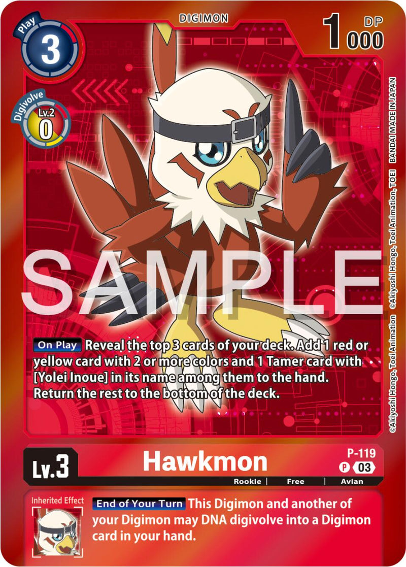 Hawkmon [P-119] - P-119 (Digimon Adventure Box 2024) [Promotional Cards] - Destination Retro