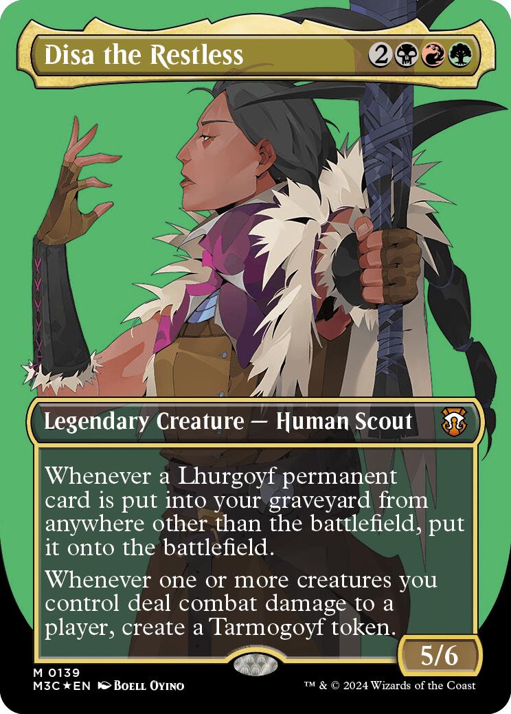 Disa the Restless (Borderless) (Ripple Foil) [Modern Horizons 3 Commander] - Destination Retro