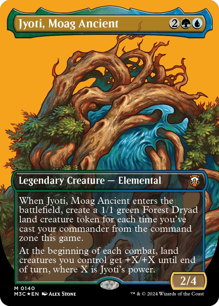Jyoti, Moag Ancient (Borderless) (Ripple Foil) [Modern Horizons 3 Commander] - Destination Retro