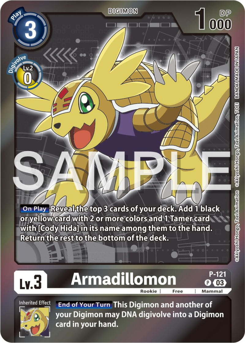 Armadillomon [P-121] (Digimon Adventure Box 2024) [Promotional Cards] - Destination Retro