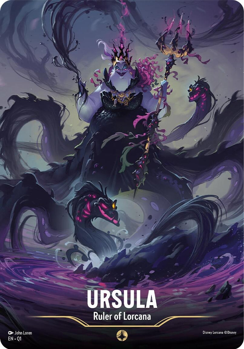 Ursula - Ruler of Lorcana (Oversized) [Illumineer's Quest: Deep Trouble] - Destination Retro