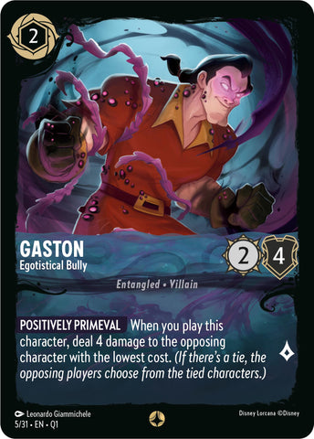 Gaston - Egotistical Bully (5/31) [Illumineer's Quest: Deep Trouble] - Destination Retro