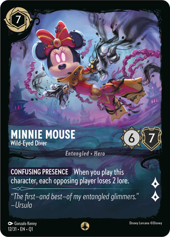Minnie Mouse - Wild-Eyed Diver (12/31) [Illumineer's Quest: Deep Trouble] - Destination Retro