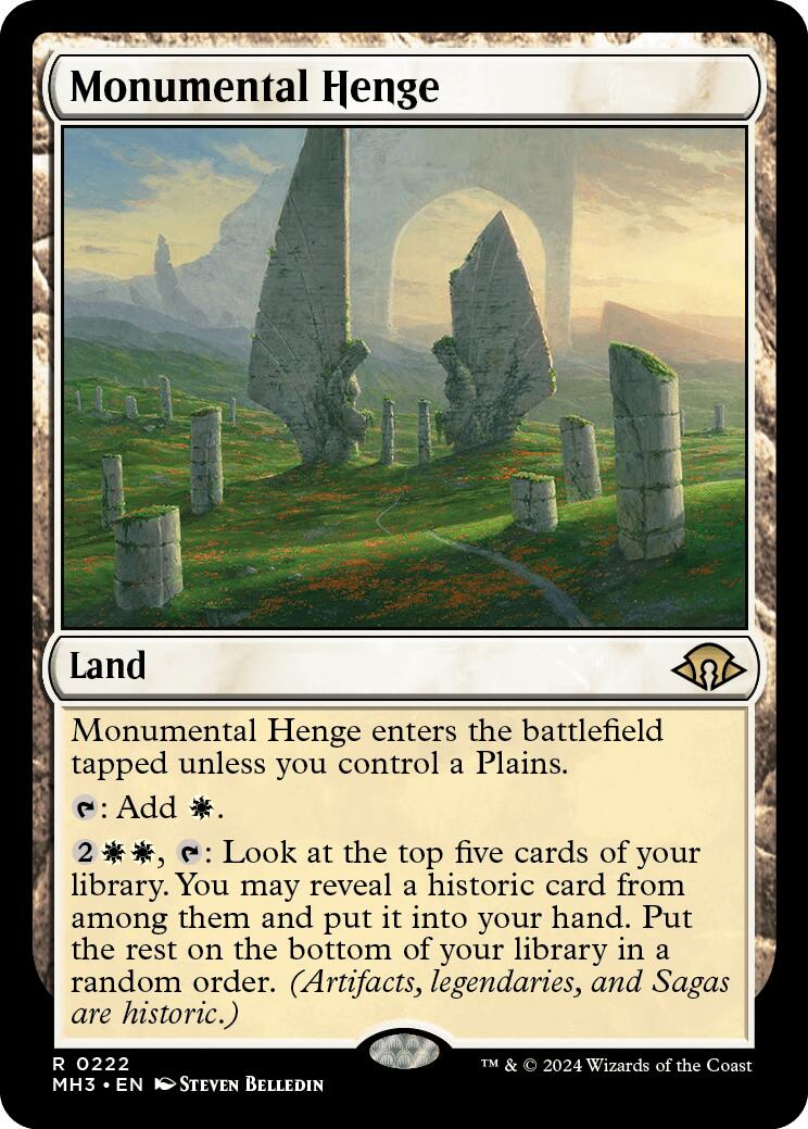 Monumental Henge [Modern Horizons 3] - Destination Retro