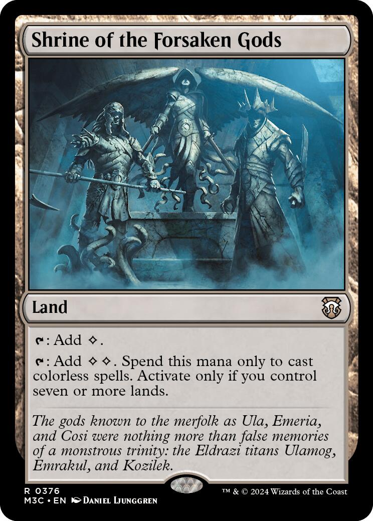 Shrine of the Forsaken Gods [Modern Horizons 3 Commander] - Destination Retro
