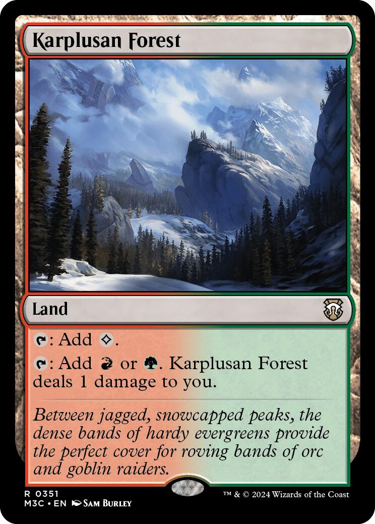 Karplusan Forest [Modern Horizons 3 Commander] - Destination Retro