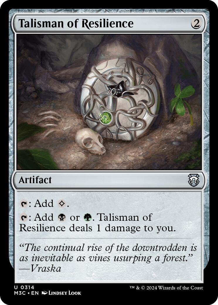 Talisman of Resilience [Modern Horizons 3 Commander] - Destination Retro