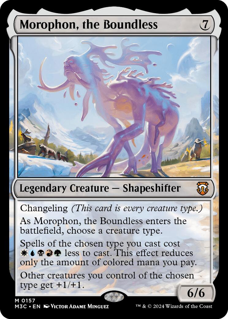 Morophon, the Boundless [Modern Horizons 3 Commander] - Destination Retro