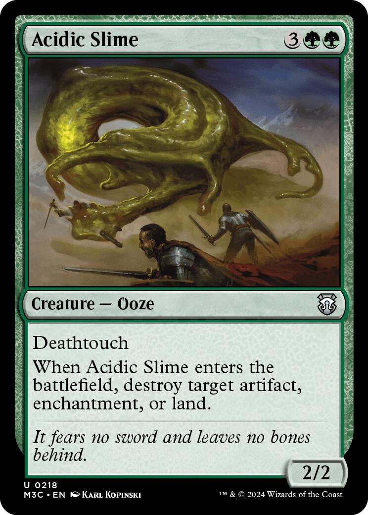 Acidic Slime [Modern Horizons 3 Commander] - Destination Retro