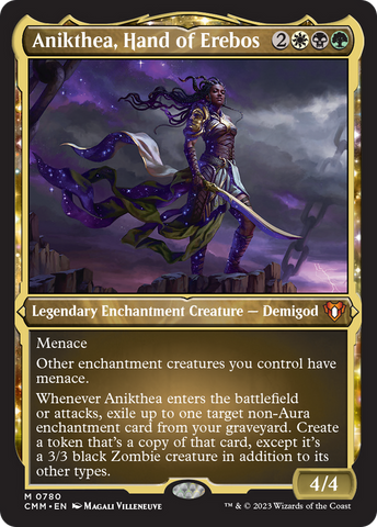 Anikthea, Hand of Erebos (Display Commander) (Foil Etched) [Commander Masters] - Destination Retro