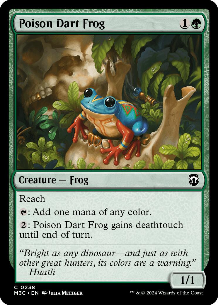Poison Dart Frog [Modern Horizons 3 Commander] - Destination Retro