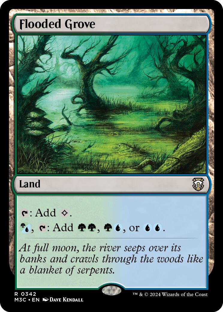 Flooded Grove [Modern Horizons 3 Commander] - Destination Retro