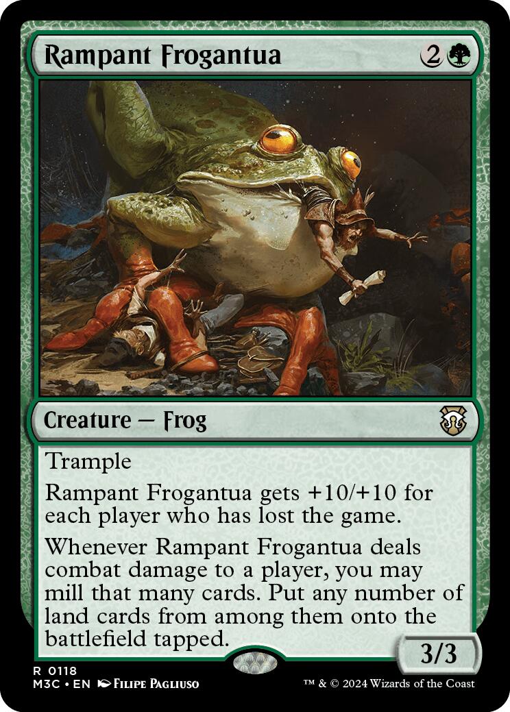 Rampant Frogantua [Modern Horizons 3 Commander] - Destination Retro