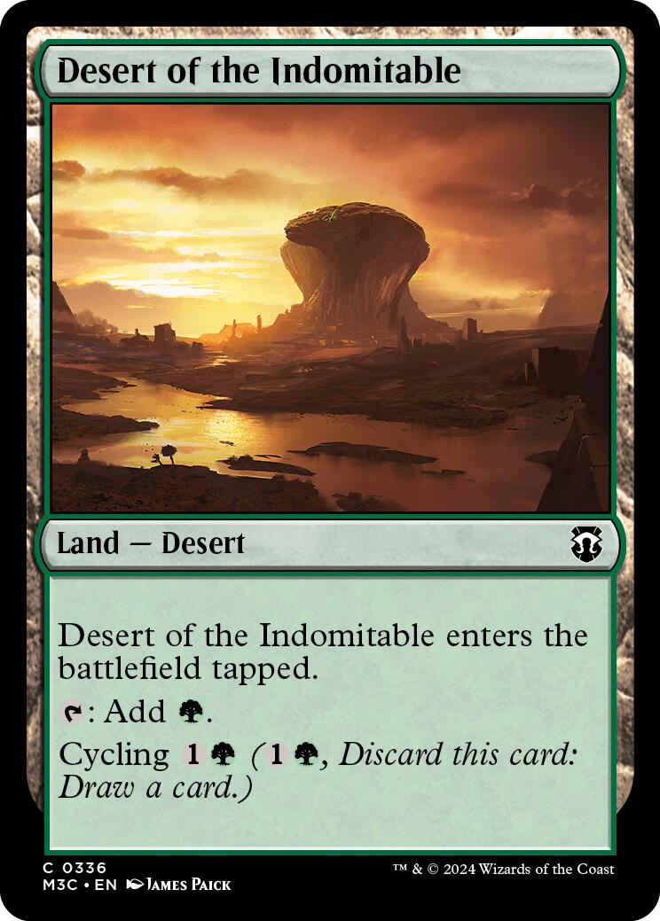 Desert of the Indomitable [Modern Horizons 3 Commander] - Destination Retro