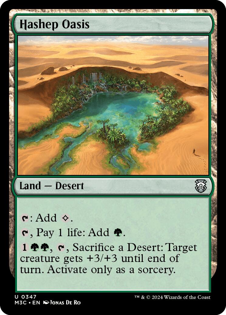 Hashep Oasis [Modern Horizons 3 Commander] - Destination Retro