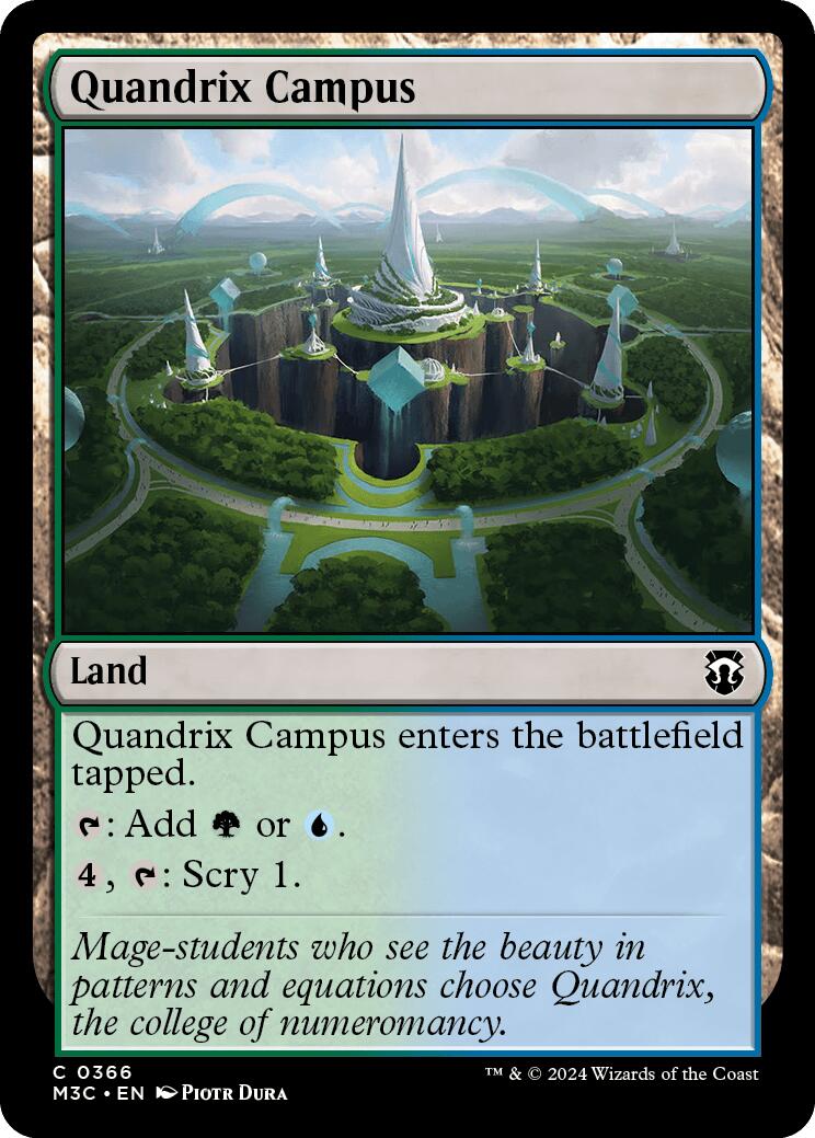 Quandrix Campus [Modern Horizons 3 Commander] - Destination Retro