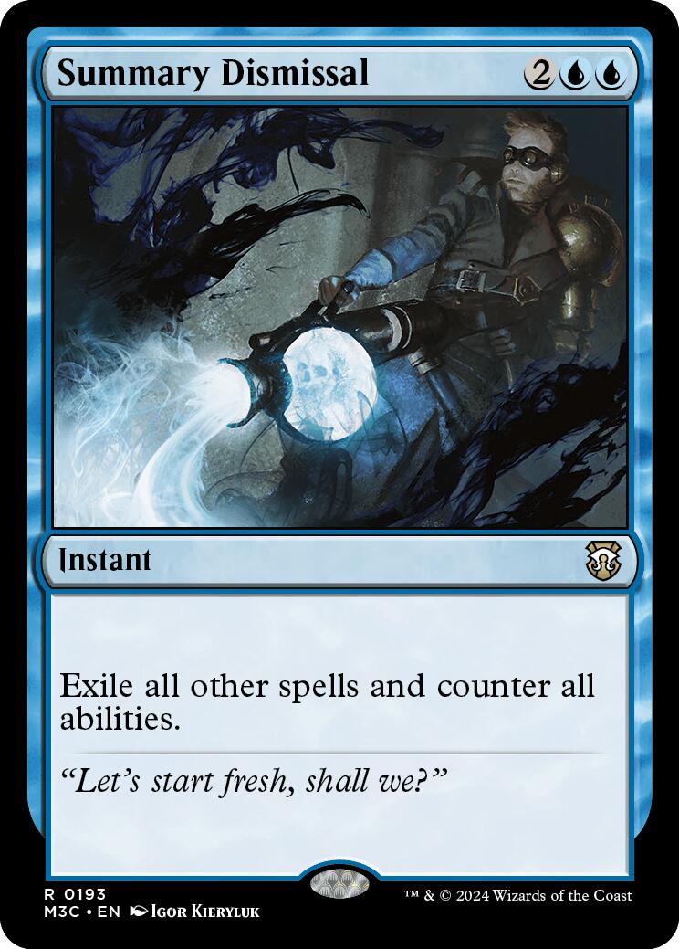 Summary Dismissal [Modern Horizons 3 Commander] - Destination Retro