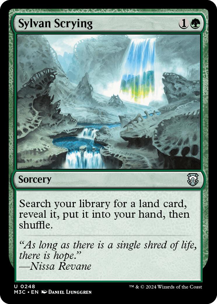 Sylvan Scrying [Modern Horizons 3 Commander] - Destination Retro