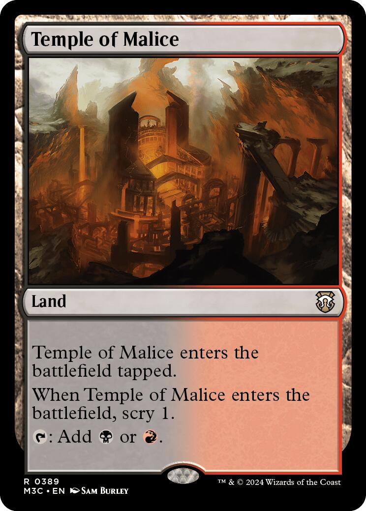 Temple of Malice [Modern Horizons 3 Commander] - Destination Retro