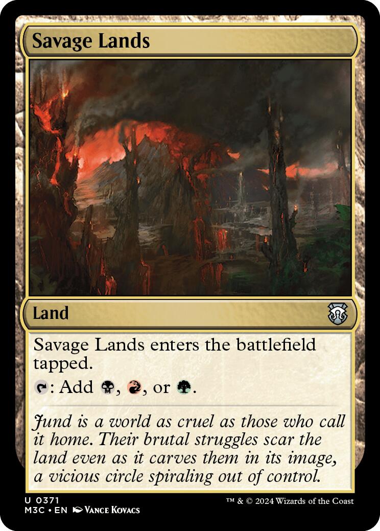 Savage Lands [Modern Horizons 3 Commander] - Destination Retro