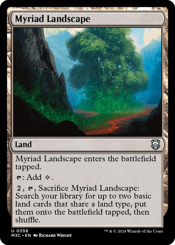 Myriad Landscape [Modern Horizons 3 Commander] - Destination Retro