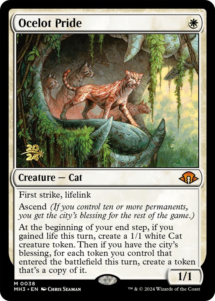 Ocelot Pride [Modern Horizons 3 Prerelease Promos] - Destination Retro