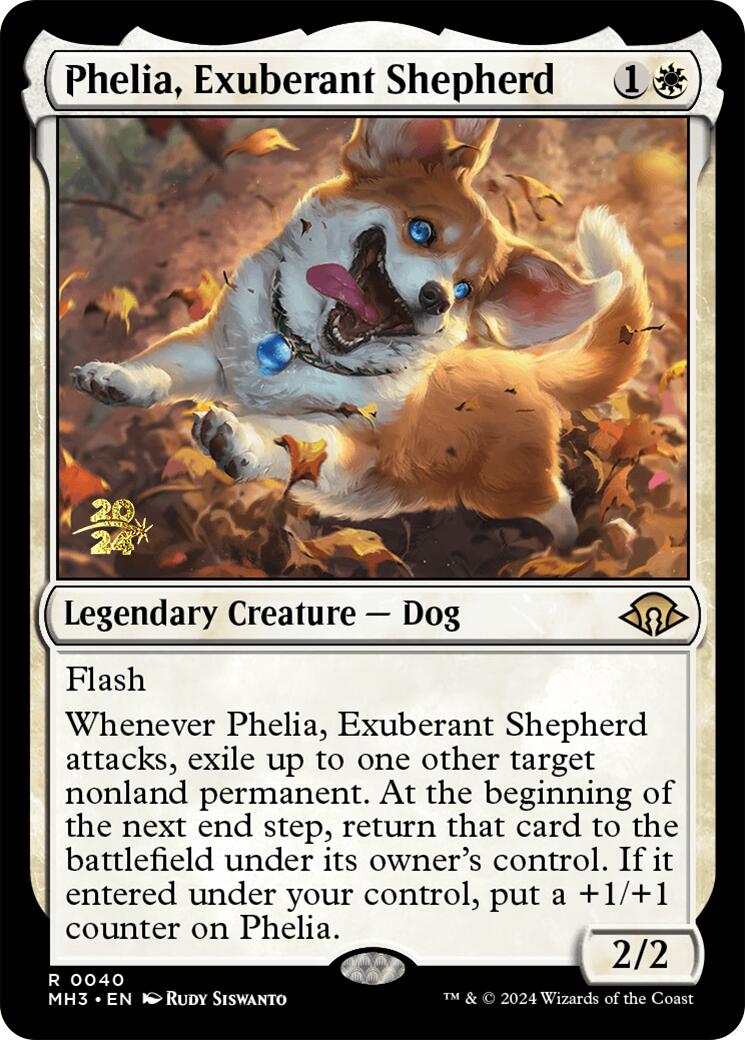 Phelia, Exuberant Shepherd [Modern Horizons 3 Prerelease Promos] - Destination Retro